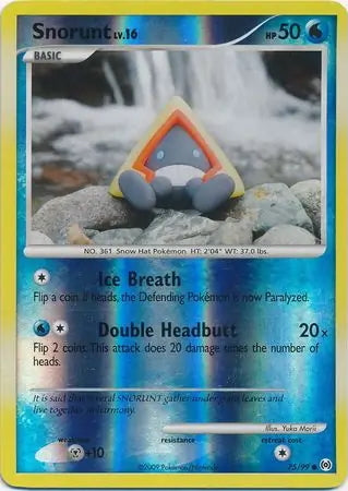 Arceus Set Snorunt #75/99 reverse holo